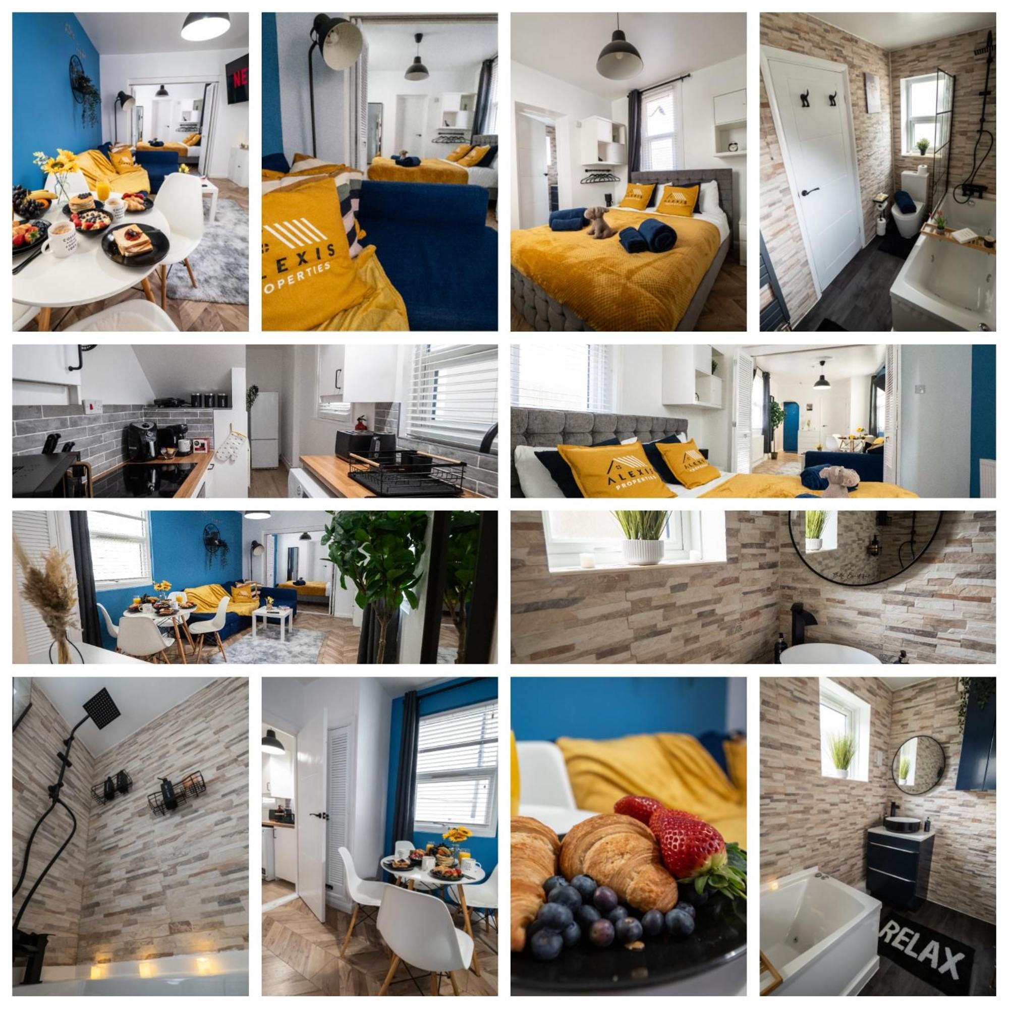 Seaside Retreat: Luxury 1-Bed, Free Parking Apartment Portsmouth Exterior photo